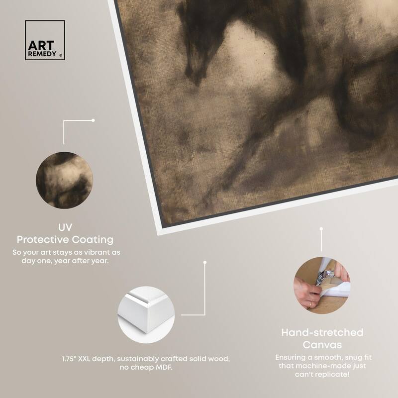Dark Horse Canvas by Art Remedy