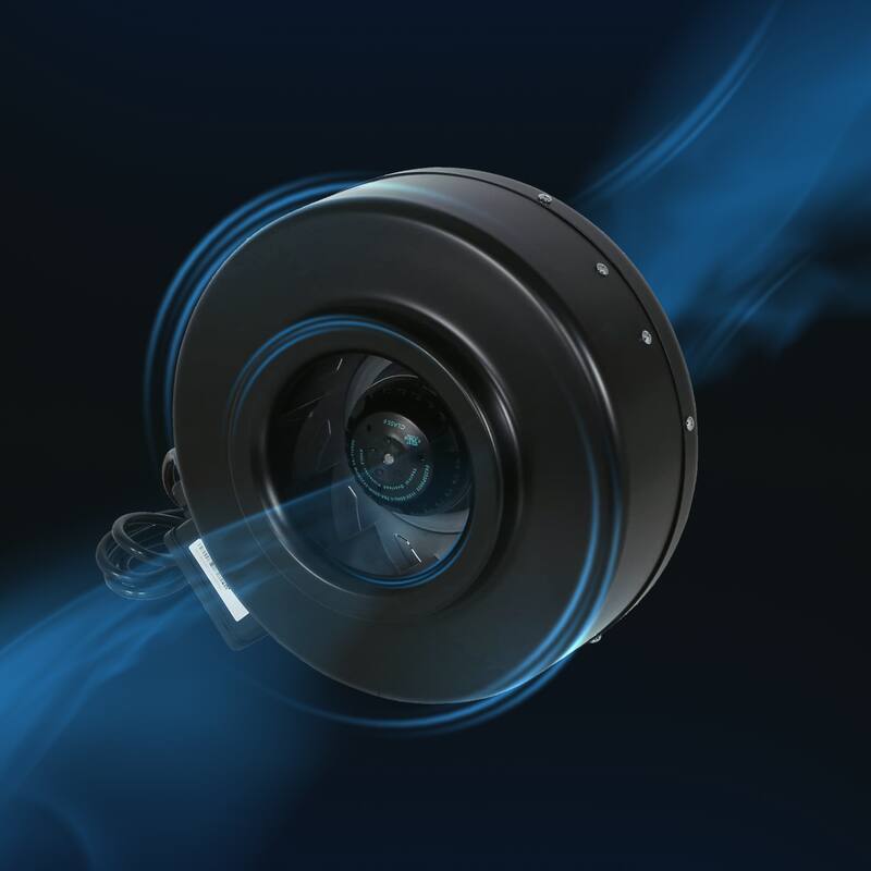 Hurricane Commercial Grade Inline Wall Mount Fan For HVAC & Ventilation Uses