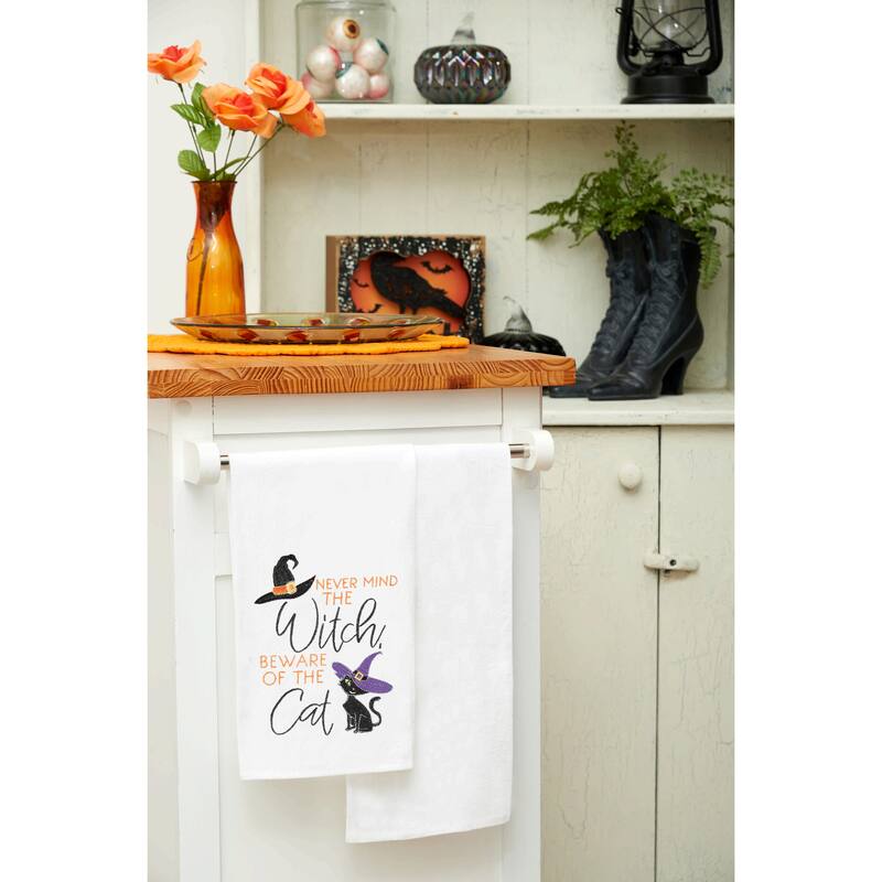 Beware of The Cat Flour Sack Kitchen Towel