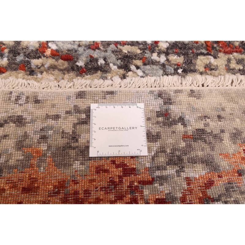 ECARPETGALLERY Hand-knotted Legacy Beige Silk, Wool Rug - 2'6 x 12'8