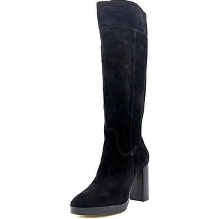 michael kors black suede boots