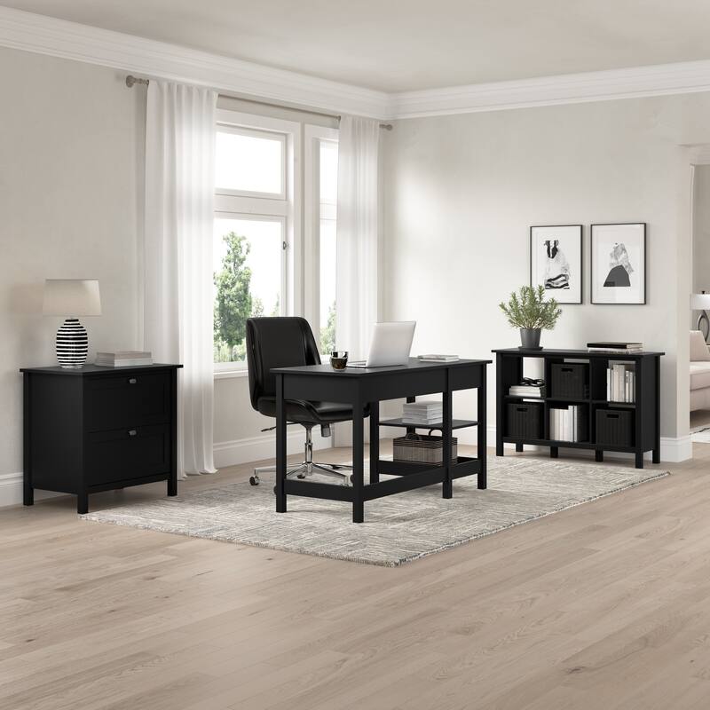 Broadview 60W L Shaped Computer Desk with Storage by Bush Furniture