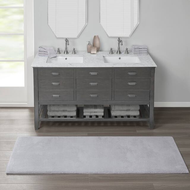 Madison Park Signature Marshmallow Bath Rug
