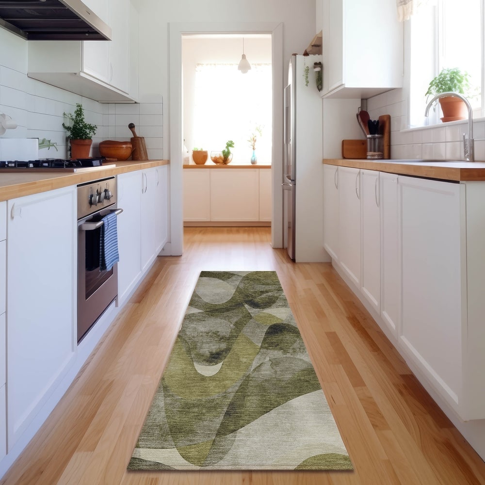 Premium Washable Super Soft Abstract Contemporary Mayfield Rug