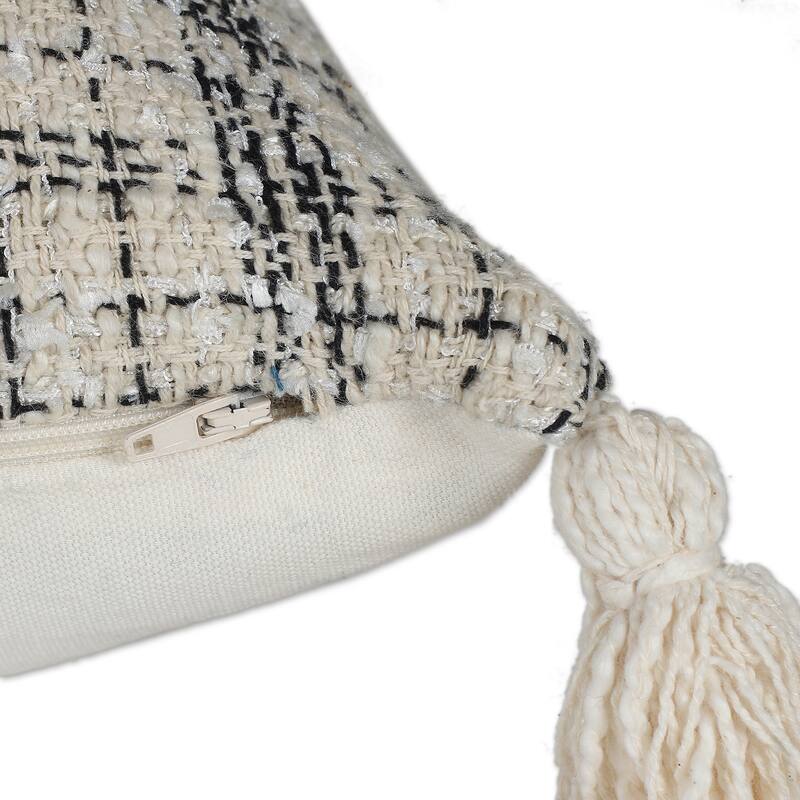 Novica Handmade Ivory Appeal Cotton Blend Cushion Covers (Pair)