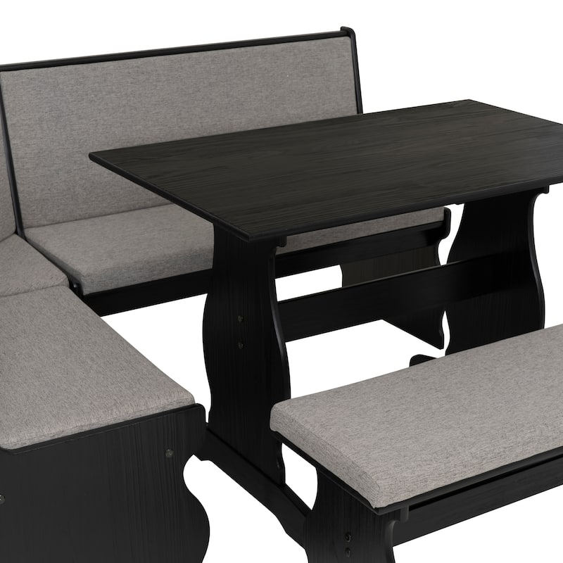 Hannah Breakfast Nook 3-piece Dining Set