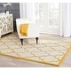 preview thumbnail 39 of 131, SAFAVIEH Handmade Cambridge Maybell Moroccan Trellis Wool Rug 3' x 5' - Ivory/Gold