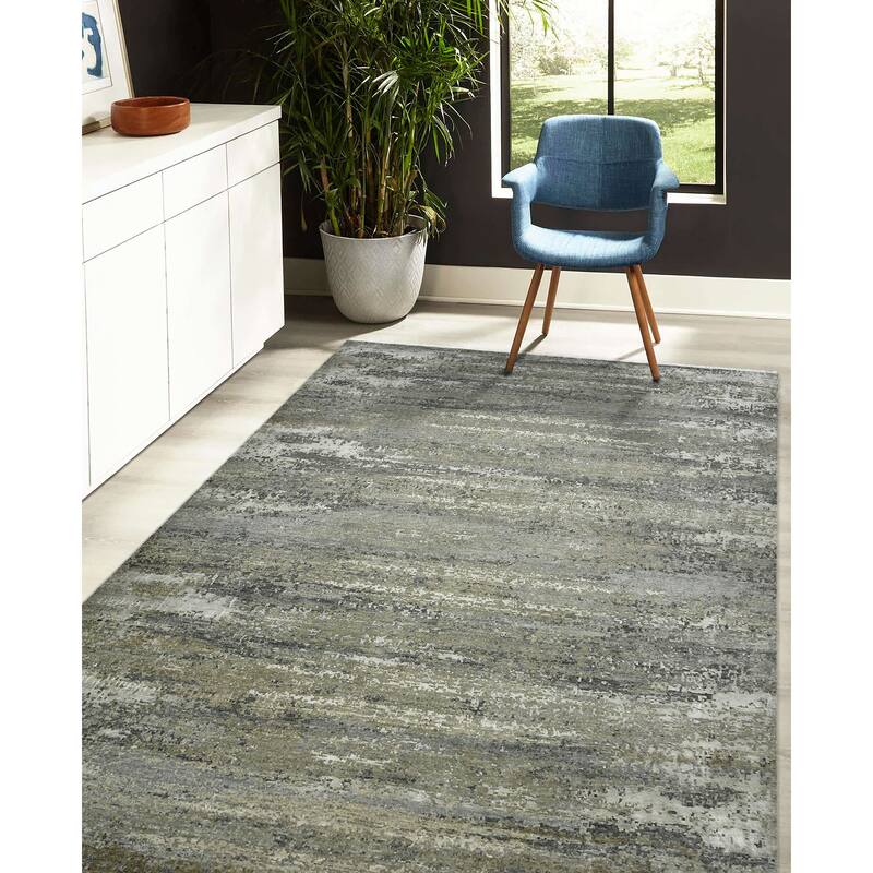 Mystique Gallo Modern & Contemporary Abstract Hand-Knotted Area Rug