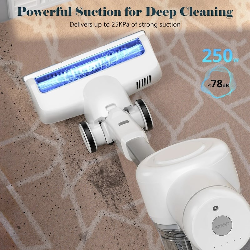 Cordless 3-in-1 Stick Vacuum Cleaner, Lightweight for Carpet, Hard Floors, Pet Hair, and Home Cleaning