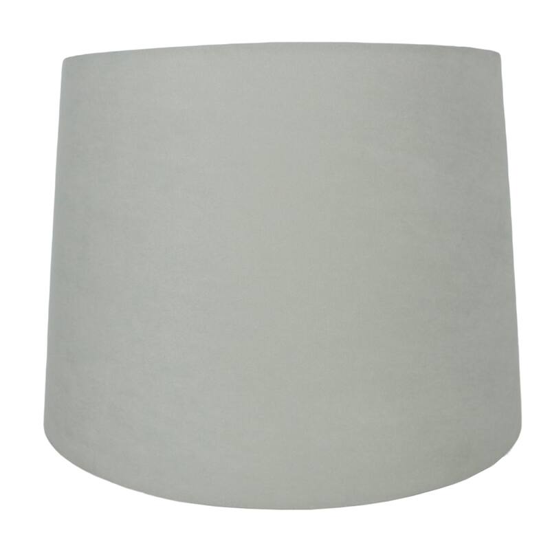 Suede Hardback Lamp Shade, 12" Top, 14" Bottom, 10" Slant