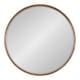 preview thumbnail 38 of 46, Kate and Laurel McLean Round Wood Framed Wall Mirror
