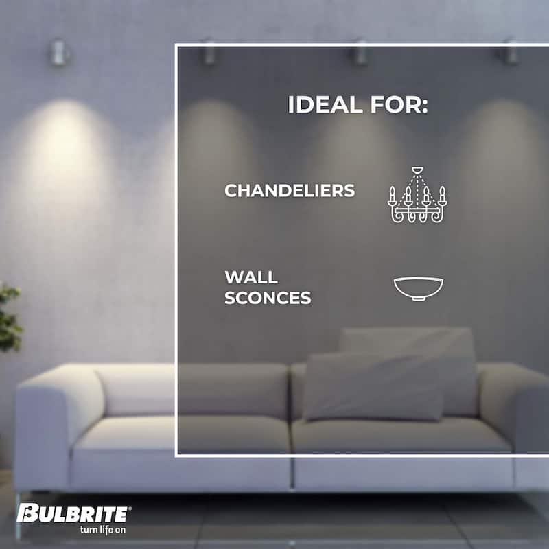 Bulbrite Pack of (2) Dimmable Antique Filament T9 Medium (E26) LED Bulb