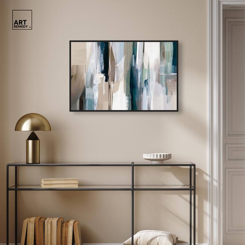 Color Columns Canvas by Art Remedy