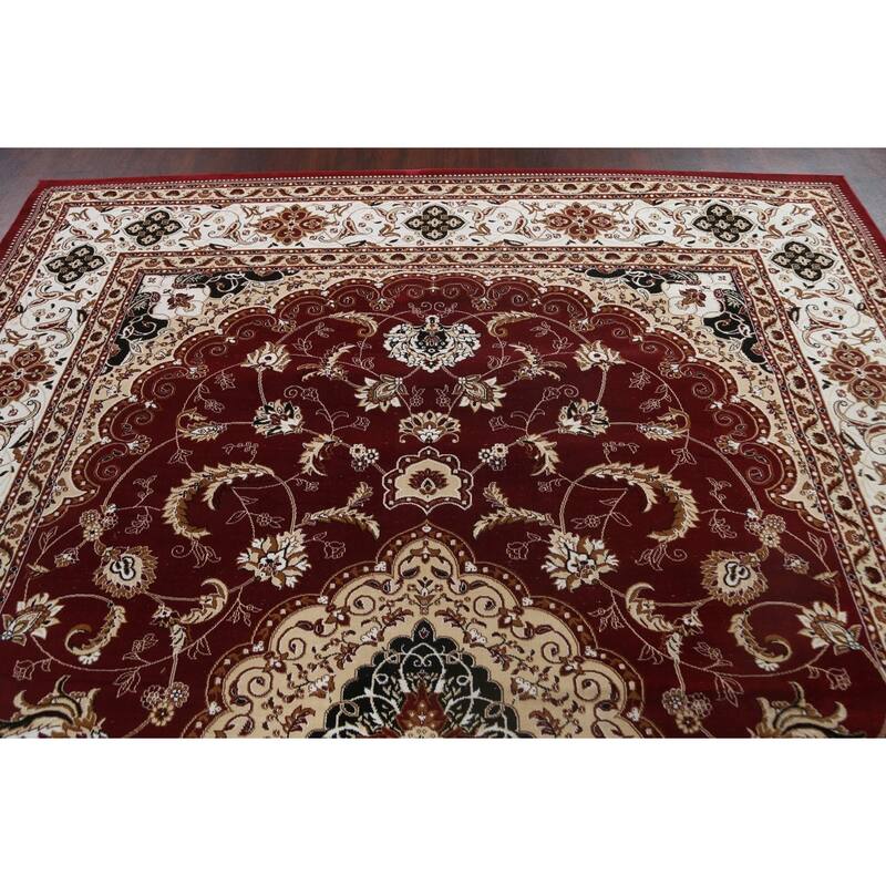 Traditional Floral Medallion Tabriz Turkish Area Rug Oriental Carpet