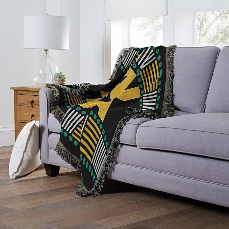 NCAA Homage Jacquard Throw Blanket