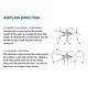 preview thumbnail 11 of 10, Progress Lighting Bedwin Collection 56" Four-Blade Antique Nickel Ceiling Fan - 11.020" x 23.300" x 13.380"