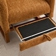 preview thumbnail 4 of 59, Mid-Century Modern Nursery Rocking Armchair Glider Rocker With Retractable Footrest For Living Room