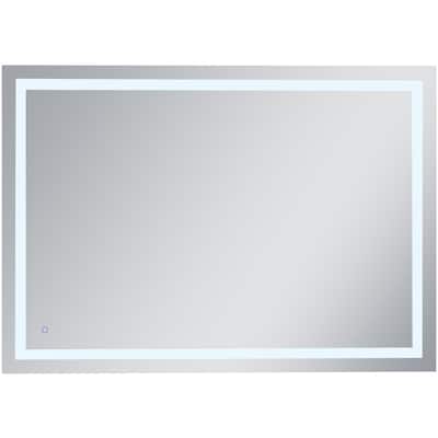 Elegant Lighting Helios 42" x 60" Rectangular Frameless Wall Mounted