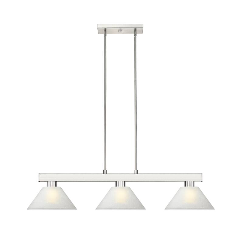 Cobalt 3 Light Billiard in Brushed Nickel - Brushed Nickel - N/A