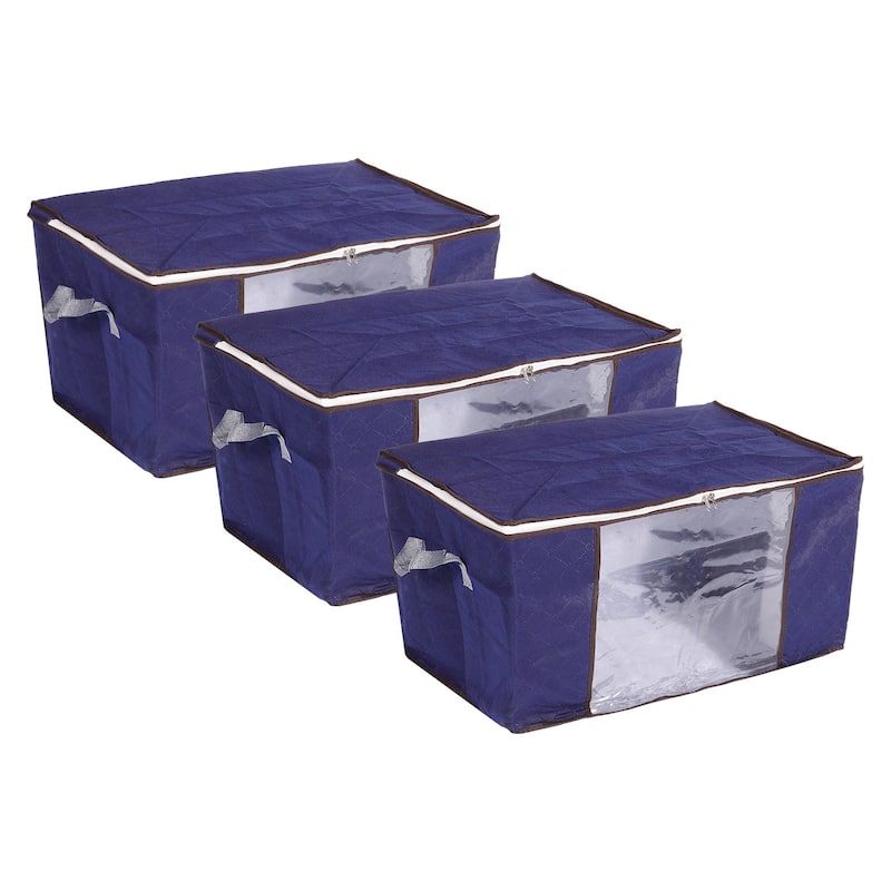 Clothes Organizer Comforters Storage Bag Clothing Storage Box 3pcs