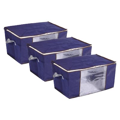 Clothes Organizer Comforters Storage Bag Clothing Storage Box 3pcs