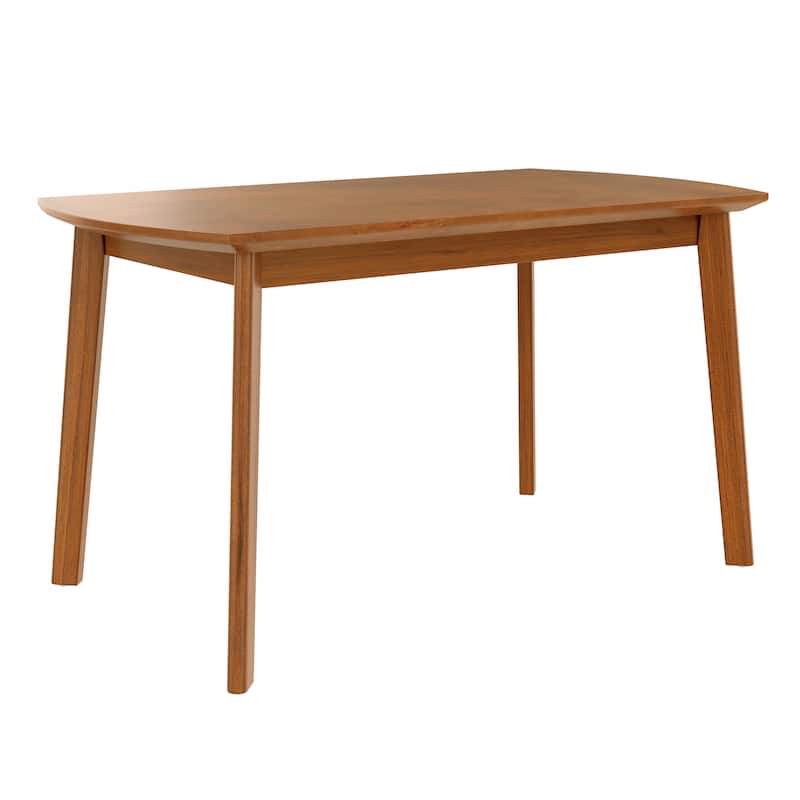 47 Inch Modern Dining Table, Solid Wood Kitchen & Dining Room Table for 4 for Dining Room, Rectangular Dinette Table