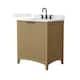 Option Natural Oak / Giotto Quartz Top / Matte Black