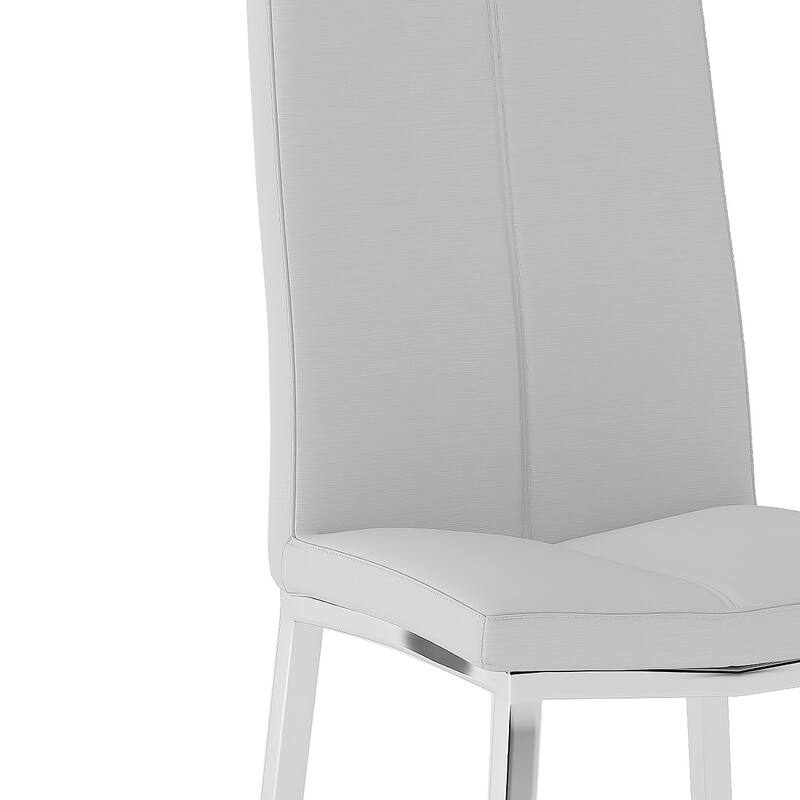 Somette Alyssa Side Chair with Chrome Legs (Set of 4)