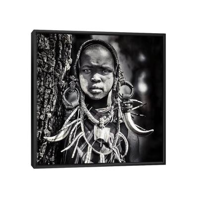 iCanvas "Enigma" by Piet Flour Framed Canvas Print