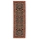 preview thumbnail 4 of 2, Style Haven Leander Nomadic Medallion Fringed Wool Blend Area Rug 2' x 6'