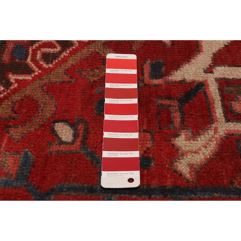 ECARPETGALLERY Hand-knotted Sarabi Red Wool Rug - 3'3 x 10'3