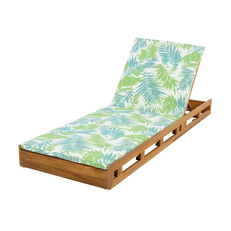 Christopher Knight Home - Leander Outdoor Acacia Wood Chaise Lounge Set