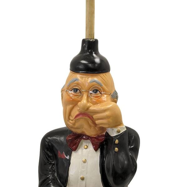 Monkey Butler Toilet Paper Holder Nose 3 Statue Funny Ape Plunger