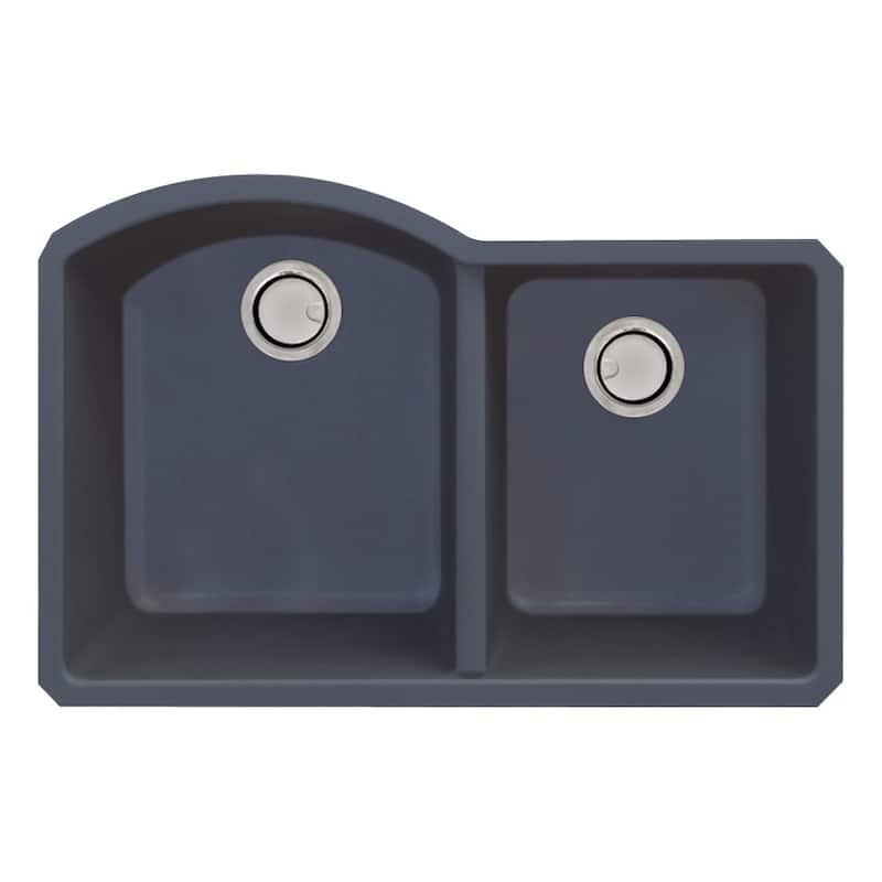 Transolid K-AUDD3120 Aversa 31-3/8" Undermount Double Basin Granite