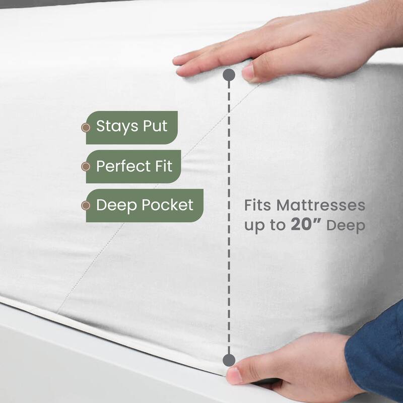 Martex 200 Thread Count Long Staple Cotton Breathable Sheet Soft