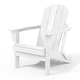 preview thumbnail 11 of 10, Laguna Weather Resistant Outdoor Patio Folding Adirondack Chairs (Set of 4)