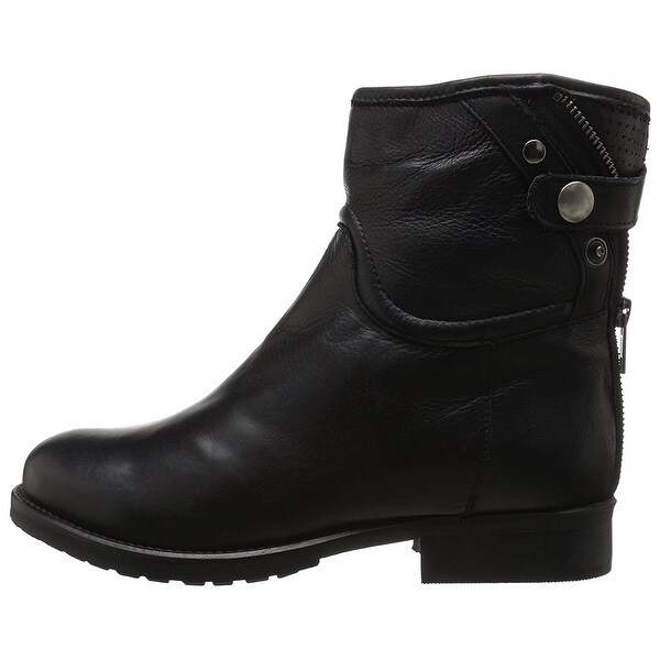 dune studded biker boots
