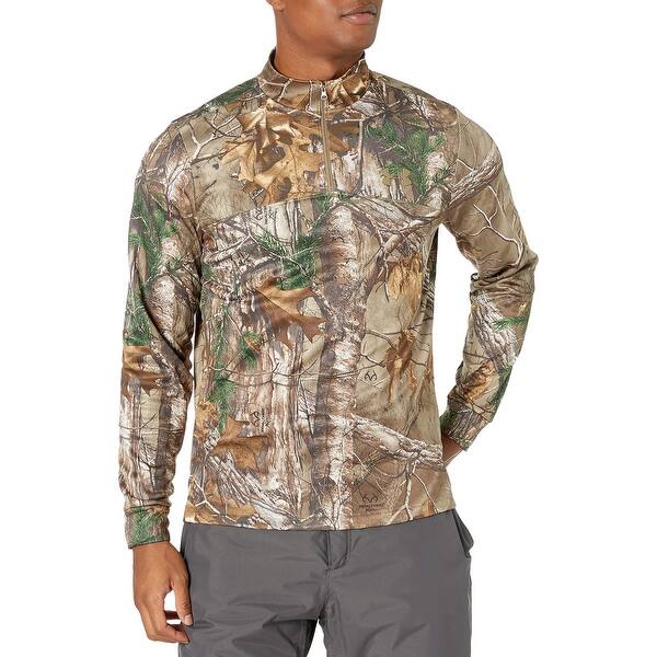 Shop Under Armour Mens Activewear Top Brown Size Large L Camo Long