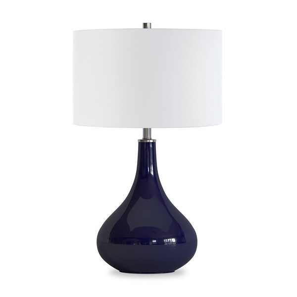 Carson Carrington Sagmyra Navy Blue Table Lamp - Bed Bath & Beyond