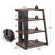 preview thumbnail 6 of 25, FITUEYES 4-Tier Wooden AV Component Media Stand Stereo Cabinet