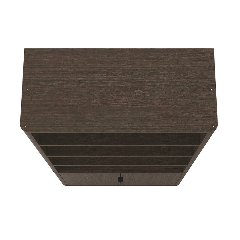 Manhattan Comfort Rivington Modern 40 In Bookcase Cabinet