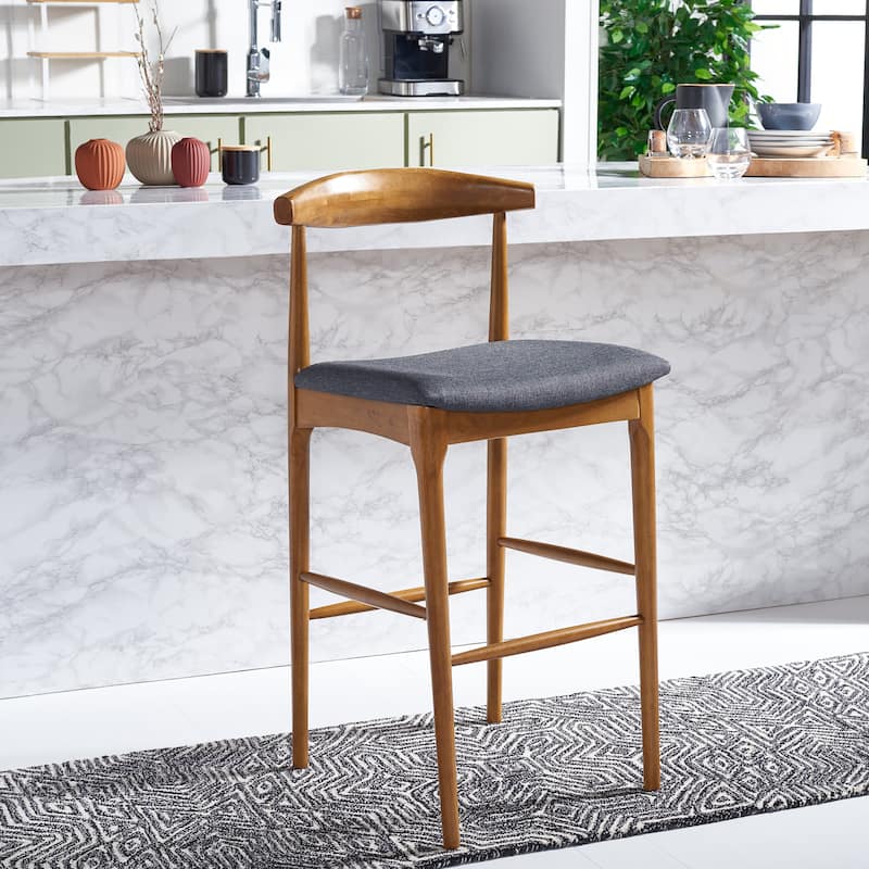 SAFAVIEH Miranda Retro 30-inch Bar Stool - 22 In. W x 21 In. D x 42 In. H - 22Wx21Dx42H