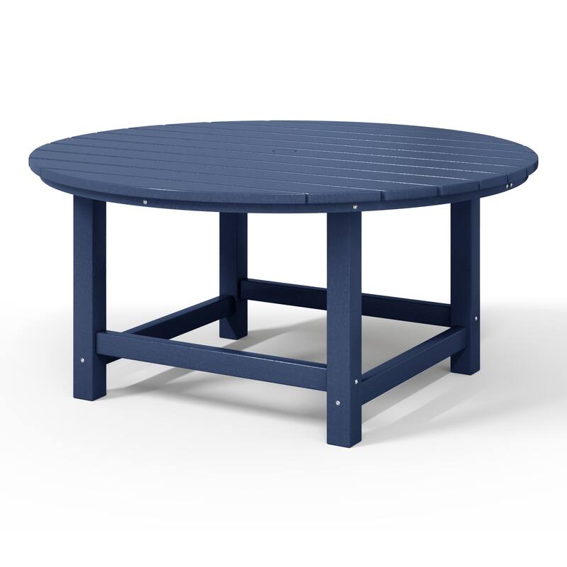 Laguna Outdoor Poly Adirondack 38" Round Coffee Table