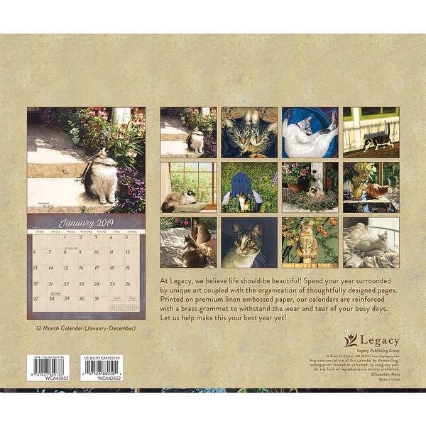 Shop 2019 Cat Art Special Edition Wall Calendar By Legacy