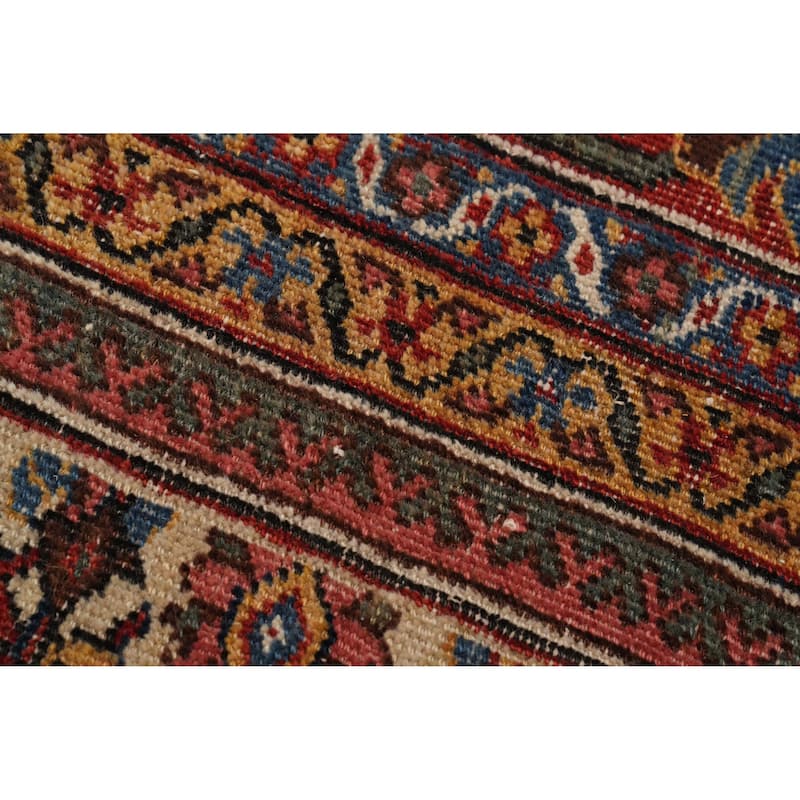 Hand Knotted Oriental 100% Wool Carpet Traditional All-Over Beige & Ivories Sultanabad Area Rug - 17' 2'' X 11' 7''