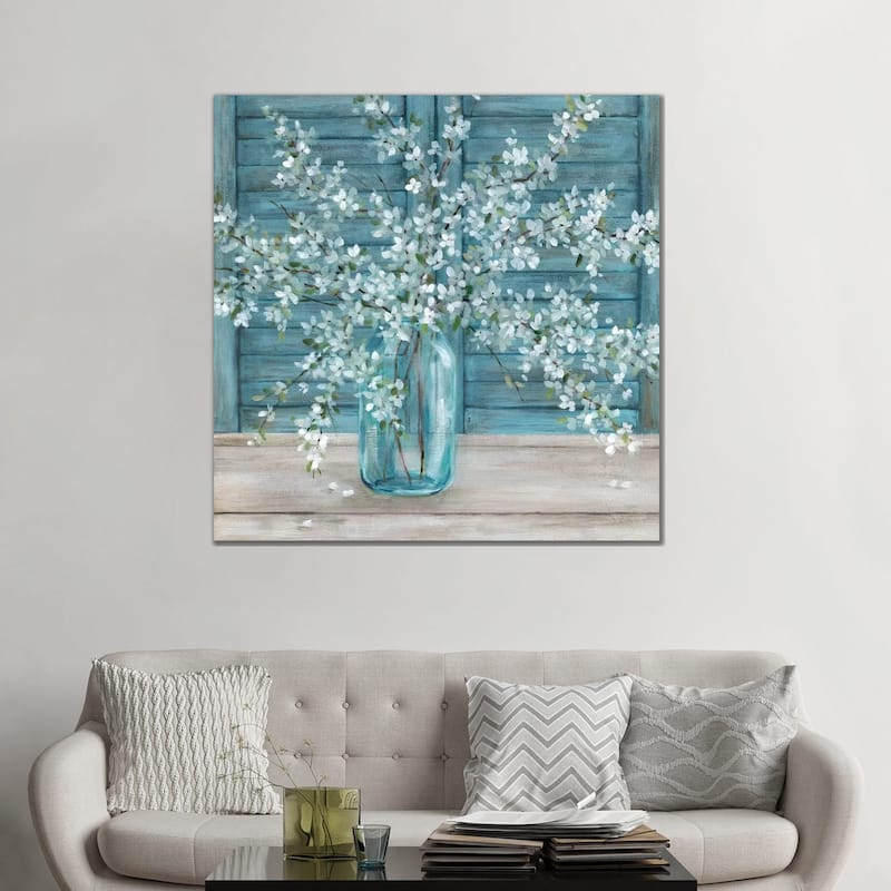 iCanvas "Shuttered Blossoms" by Carol Robinson Canvas Print