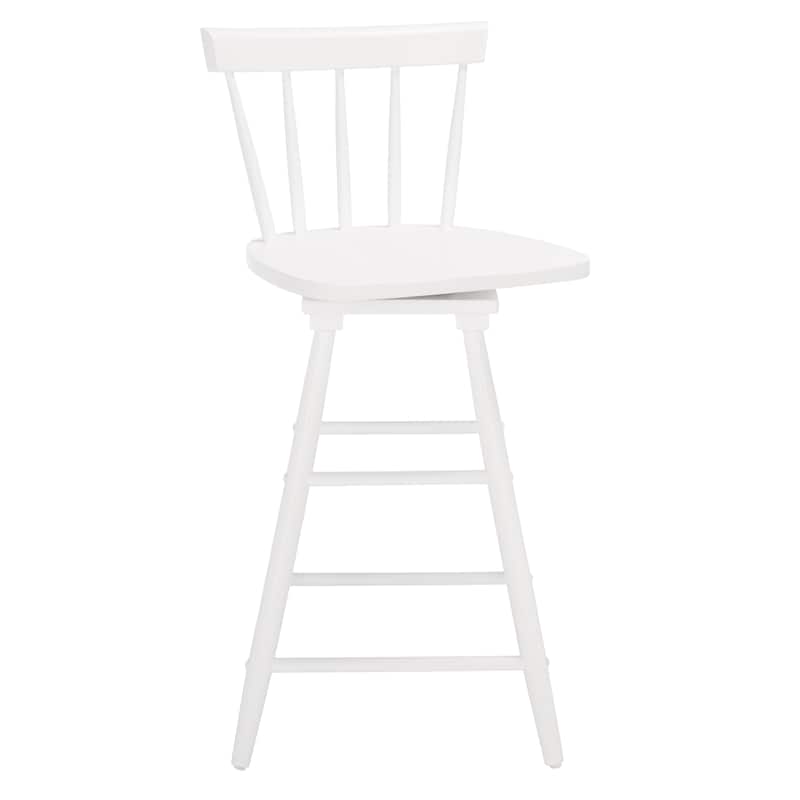 SAFAVIEH Haralda Swivel 25-inch Counter Stool - 17 In. W x 17 In. D x 38 In. H - 17Wx17Dx38H