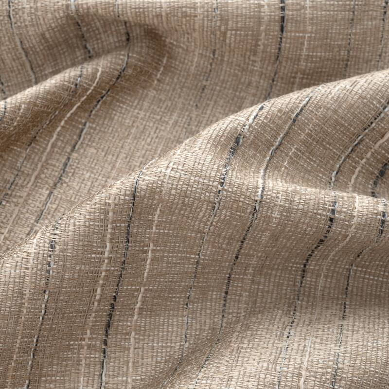 Kensington Striped Texture Window Curtain Panel 84" or 95"