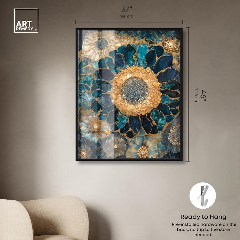 Opulent Geode II Shadowbox by Art Remedy