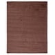 preview thumbnail 18 of 171, SAFAVIEH Handmade Himalaya Kaley Solid Wool Rug 9' x 12' - Brown - Rectangle